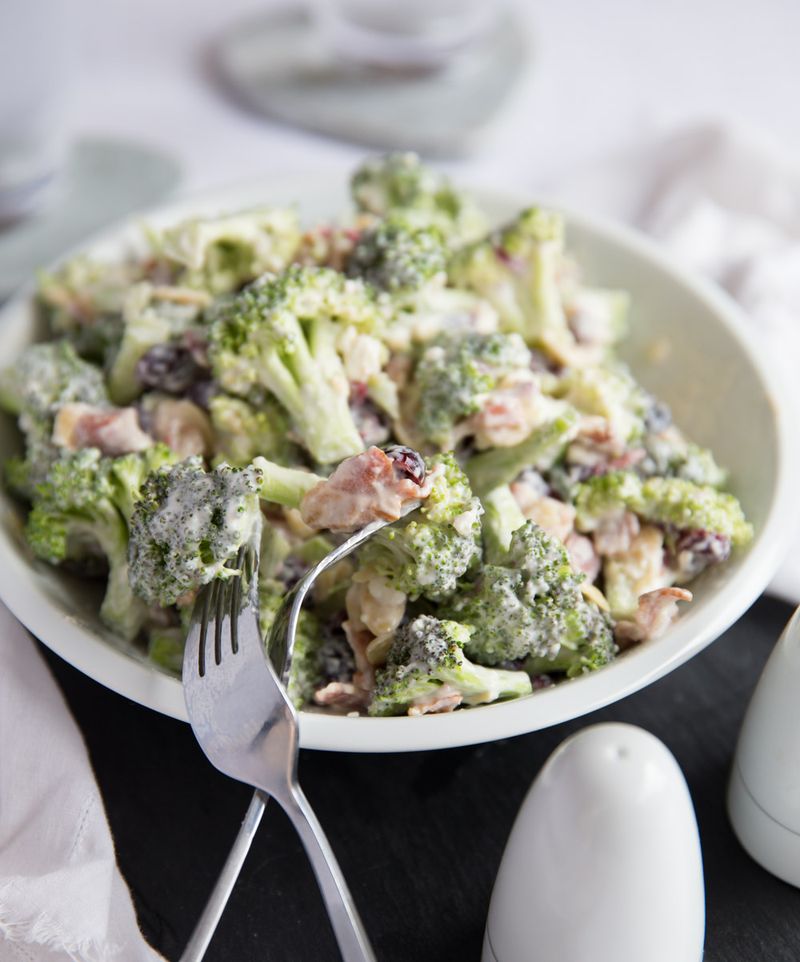 Creamy Broccoli Bacon Salad