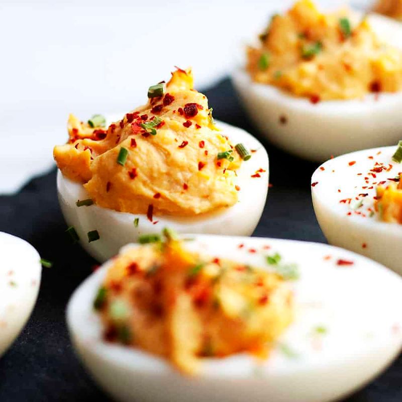 Kickin’ Deviled Eggs