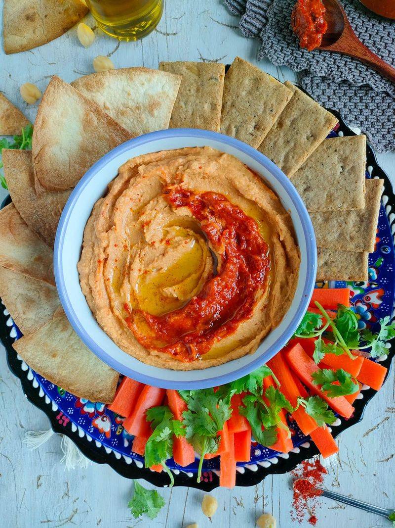 Spicy Hummus Platter