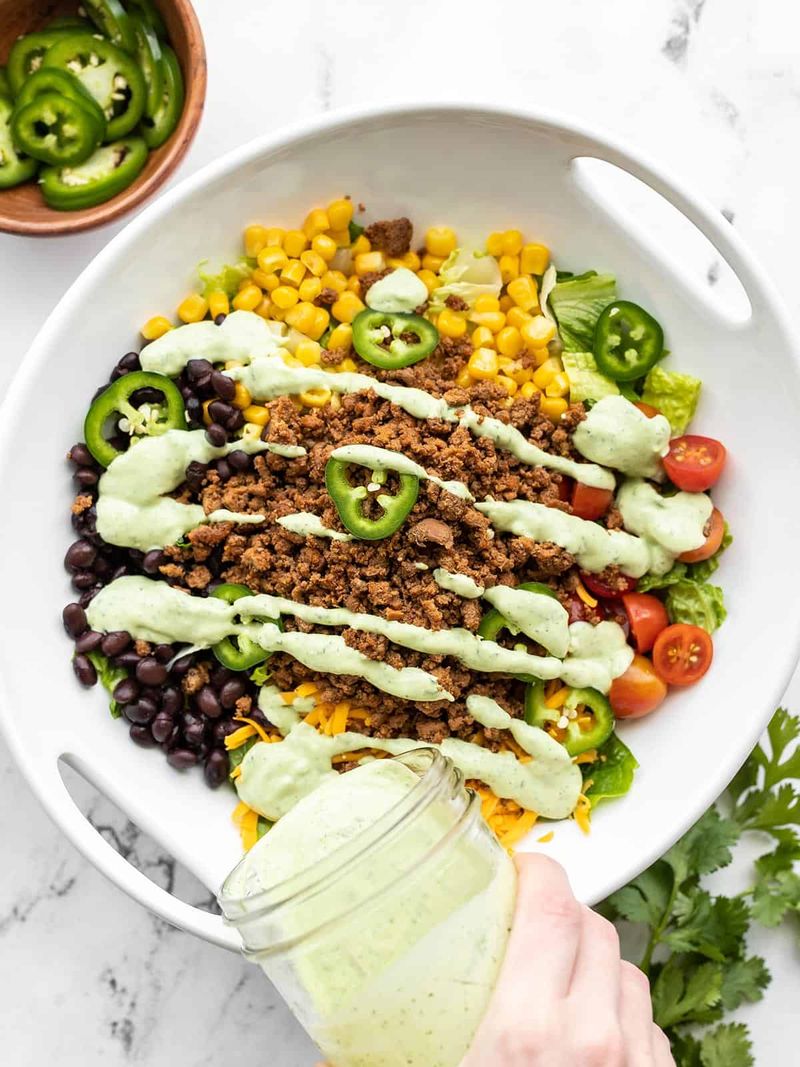 Turkey Taco Salad (Without the Shell)