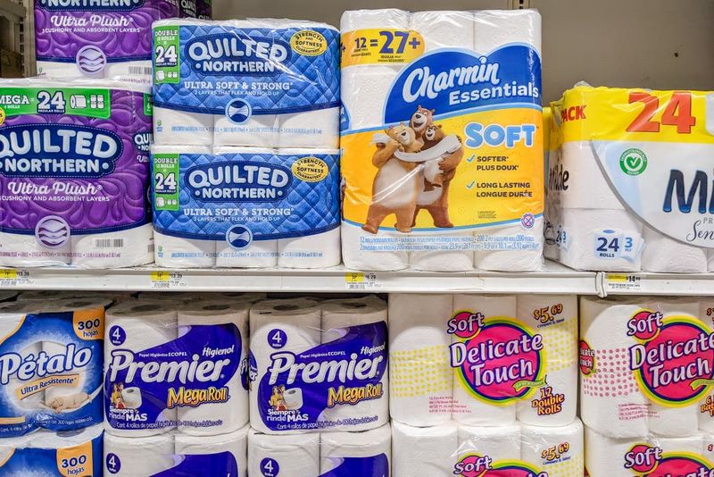 Name-Brand Paper Towels or Toilet Paper