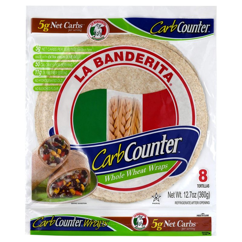 La Banderita “Whole Wheat” Tortillas