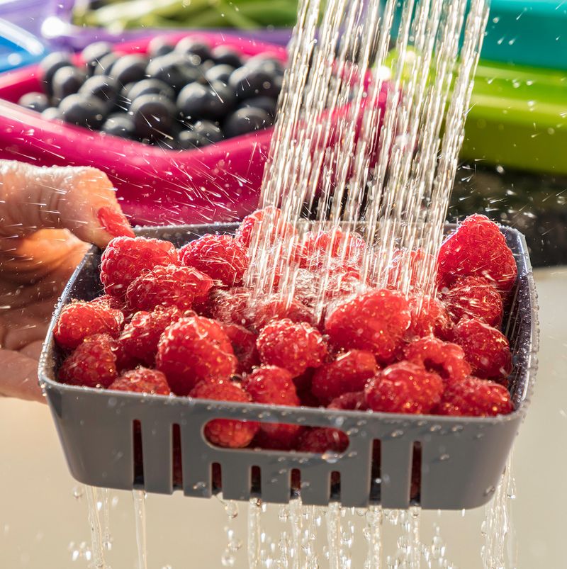 Washing Berries Too Early