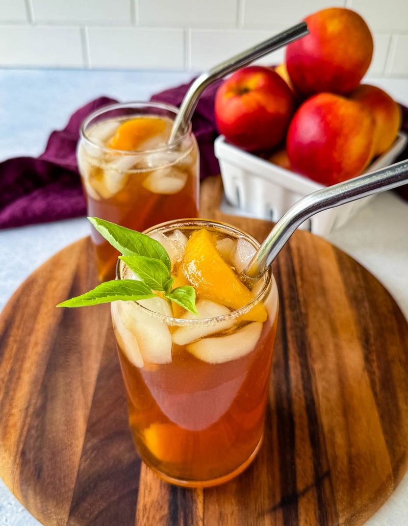 Peach Iced Tea Spritzer