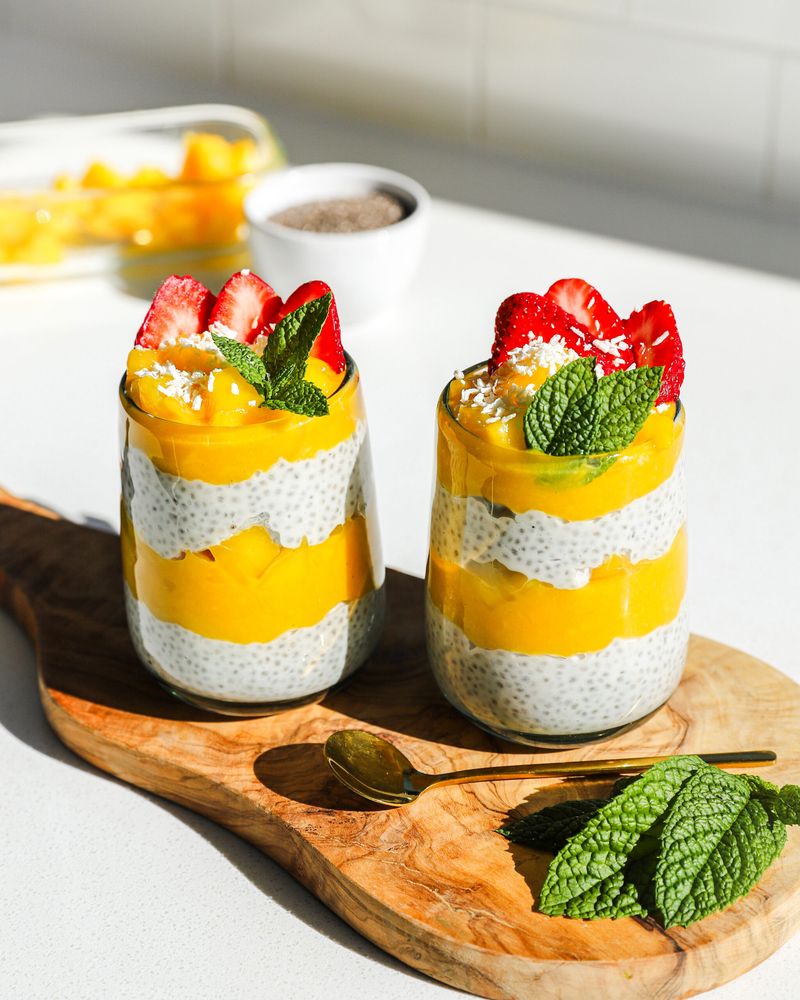 Chia Seed Pudding with Fresh Fruit