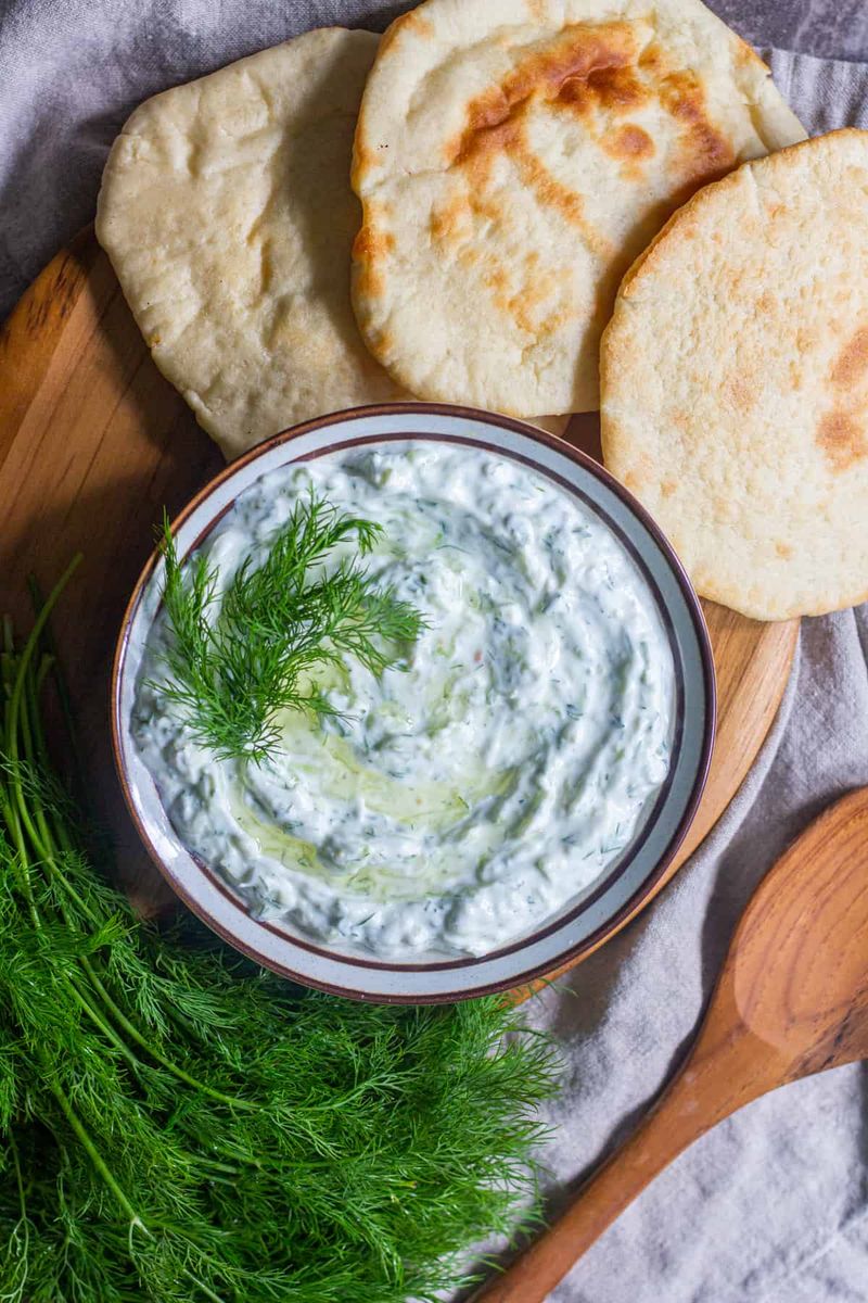 Cucumber and Dill Yogurt Dip