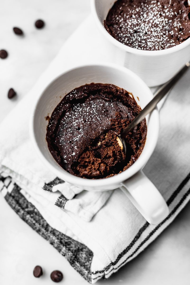 Peanut Butter Chocolate Mug Cake