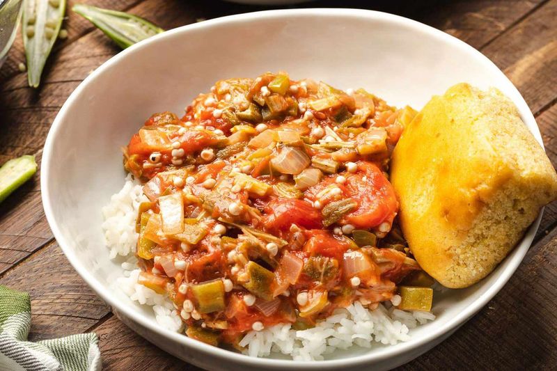 Okra and Tomatoes