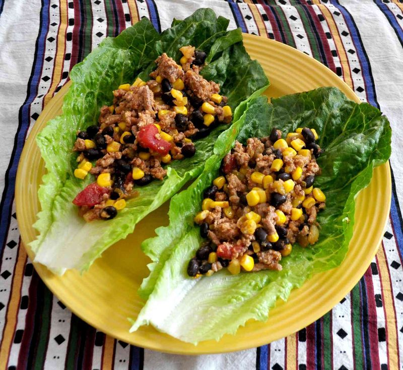 Use Lettuce Wraps Instead of Tortillas or Buns