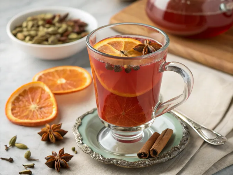 Blood Orange Cardamom Warmer for Mediterranean Winters