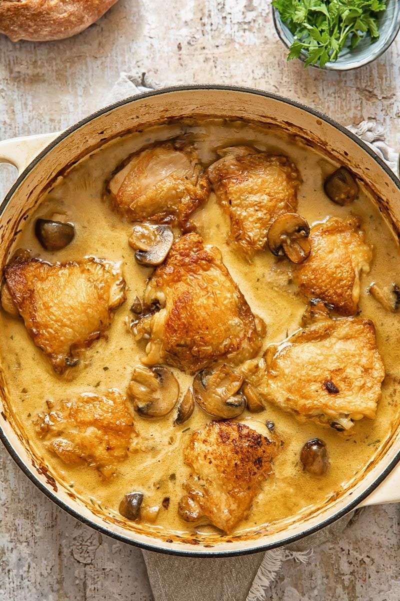 Chicken Fricassée