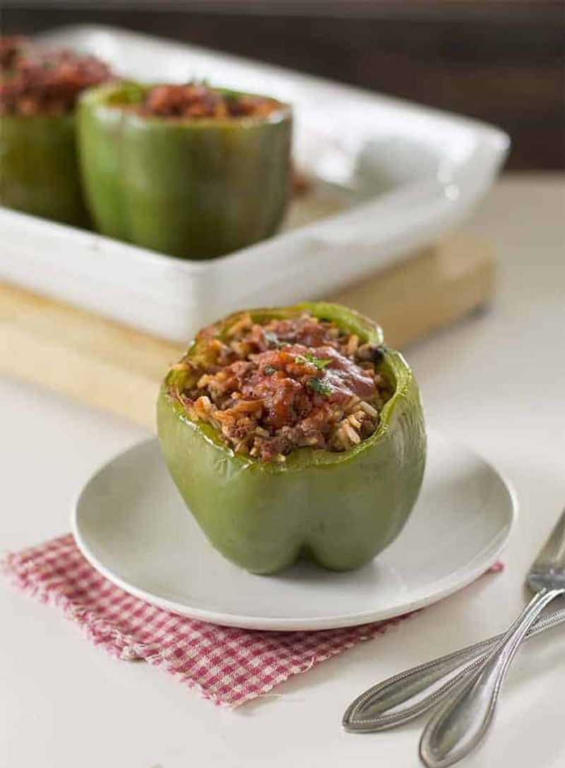 Stuffed Green Peppers