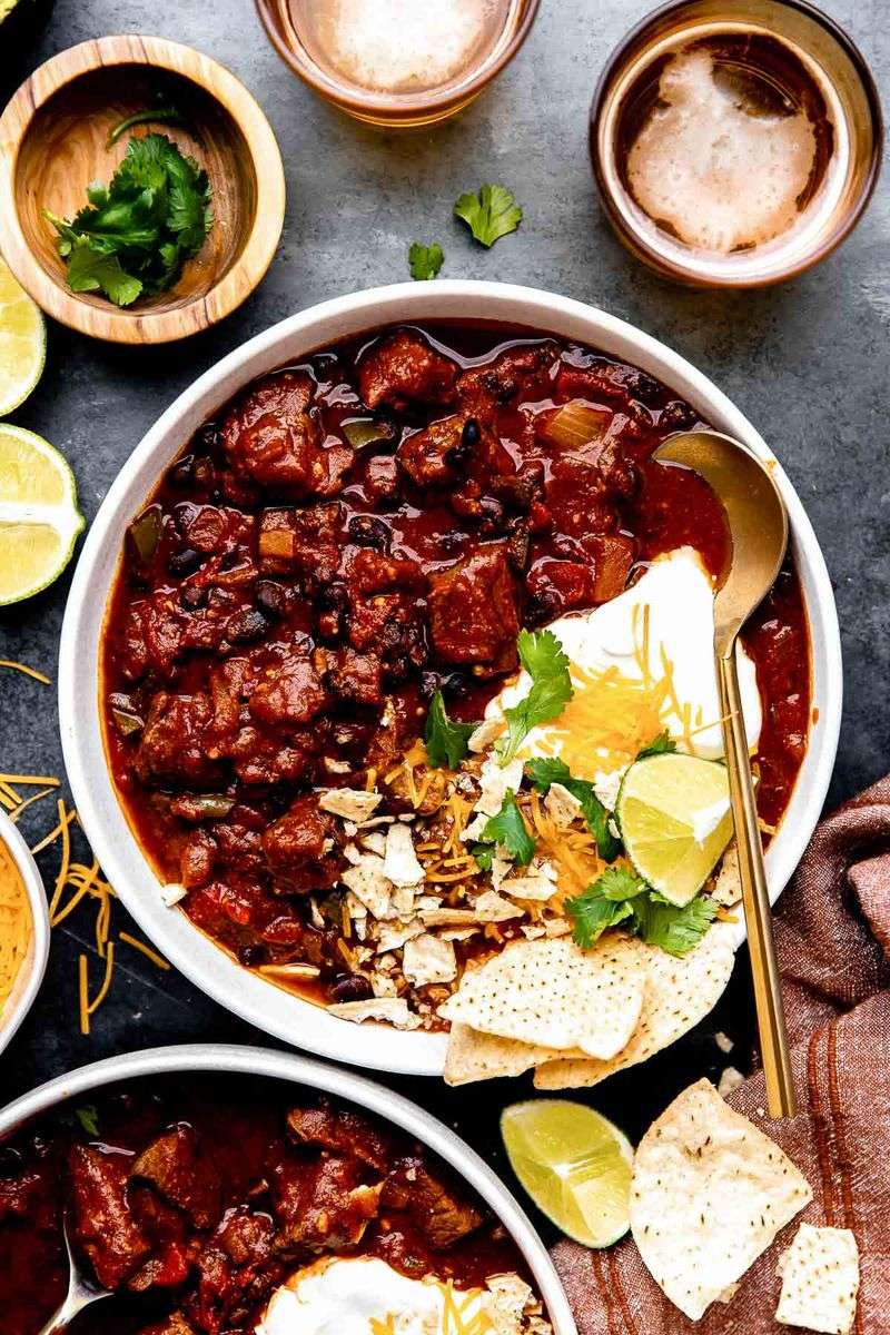 Chili With All The Fixings