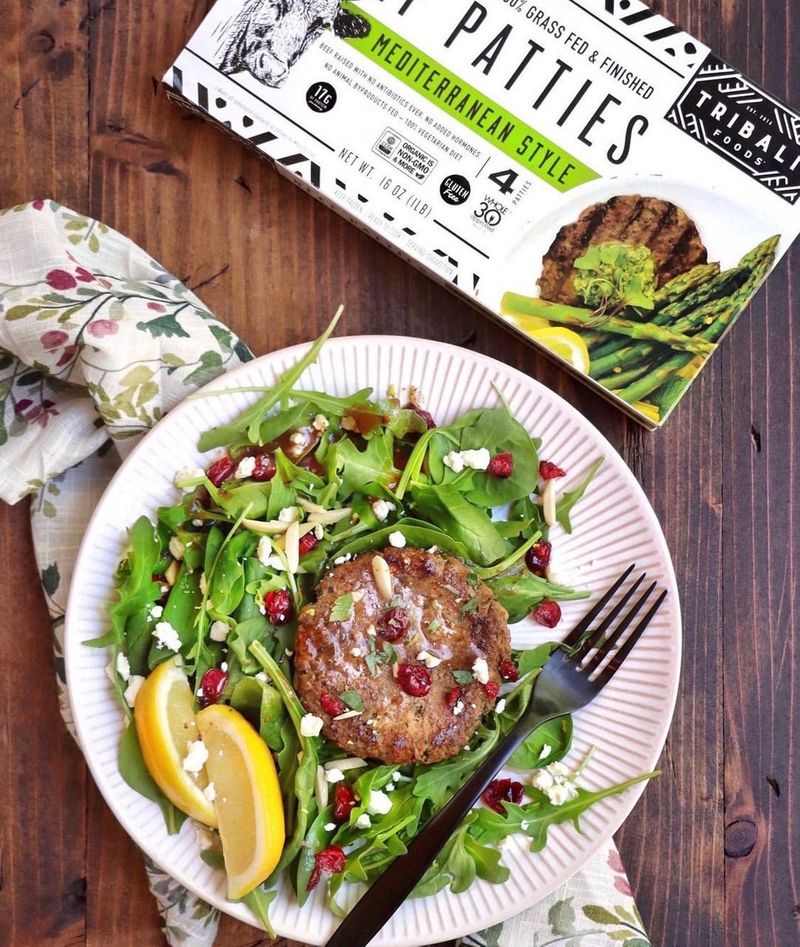 Tribali Foods Mediterranean-Style Beef Patties
