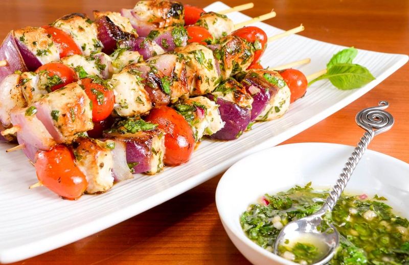 Chimichurri Chicken Kebabs