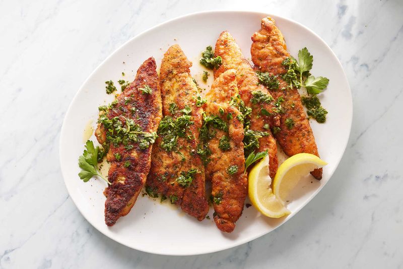 Lemon Garlic Chicken Cutlets