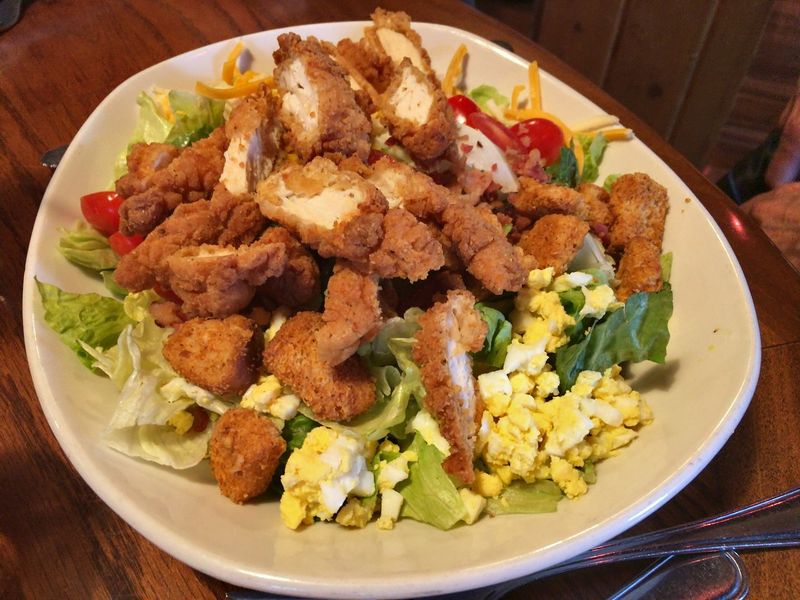 Aussie Cobb Salad with Crispy Chicken