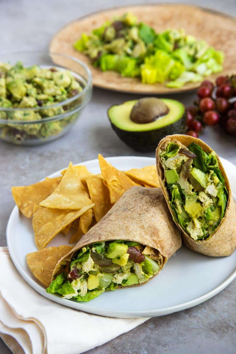 Avocado Egg Salad Wraps