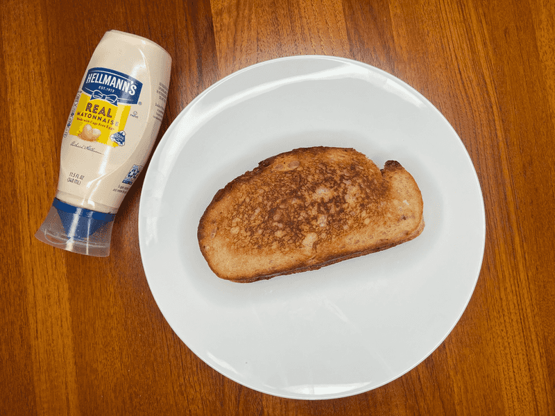 Use Mayo Instead of Butter for Crispy Golden Crust