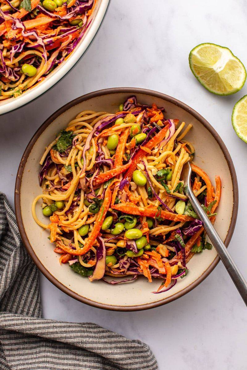 Thai-Inspired Peanut Noodle Salad