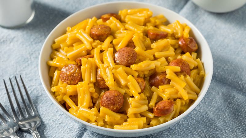 Hot Dogs and Mac and Cheese