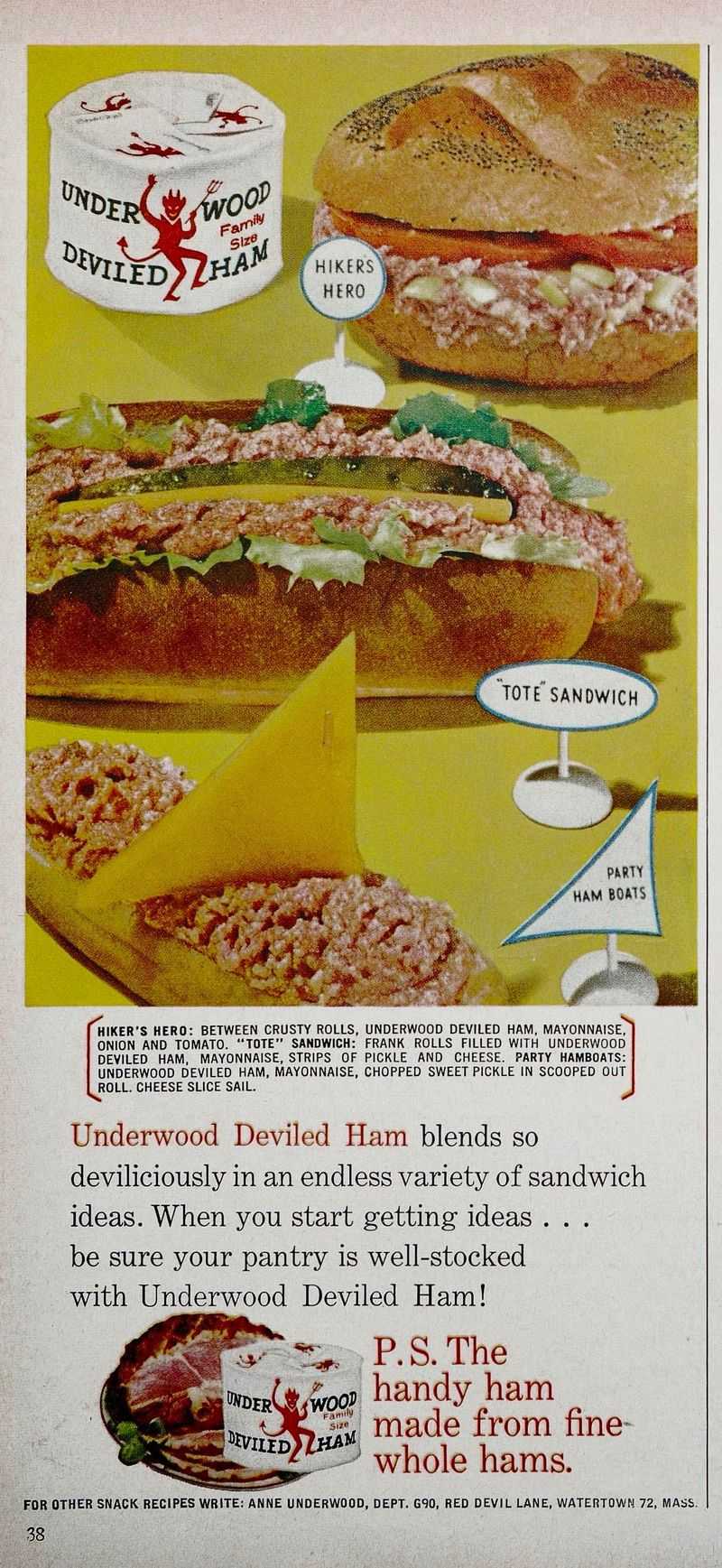 Deviled Ham Sandwich