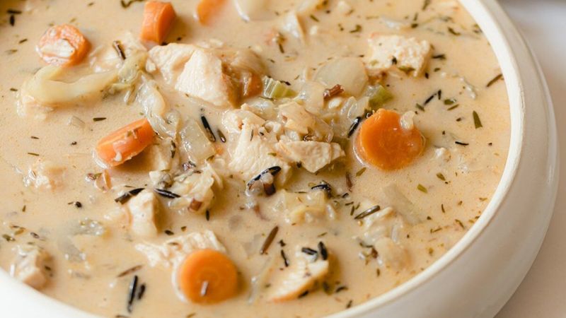 Cream of Chicken & Wild Rice Soup