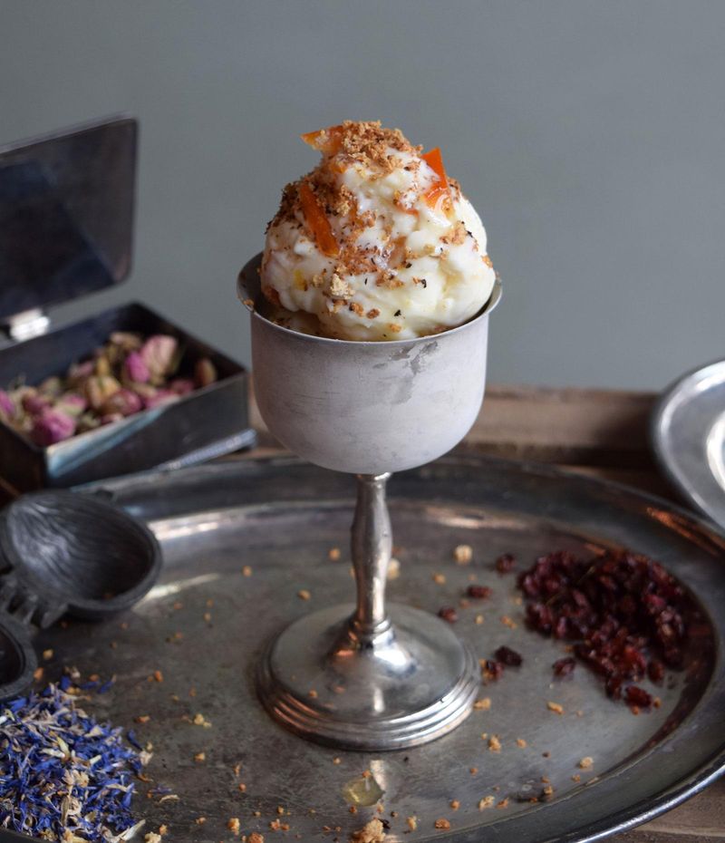 Rosewater Ice Cream