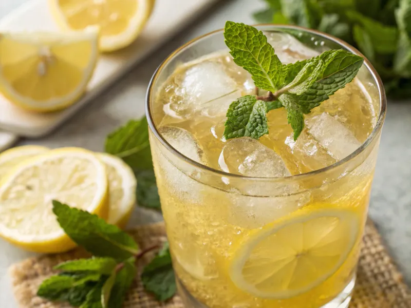 Homemade Ginger Lemonade