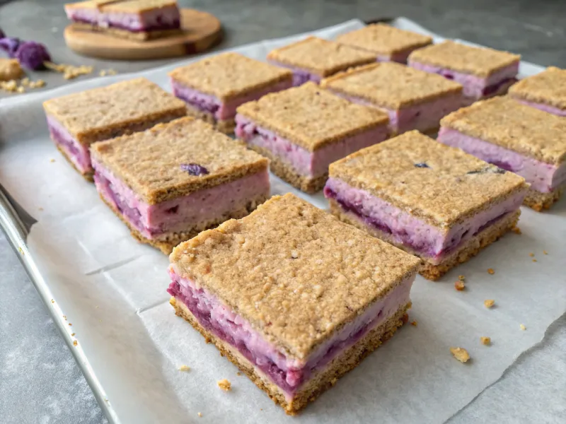 Frozen Berry Ice Cream Sandwich Bars