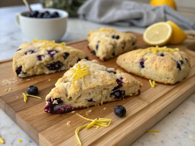 Lemon Blueberry Scones
