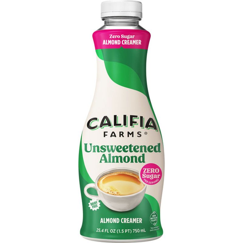 Almond Milk (Unsweetened or Lightly Sweetened)