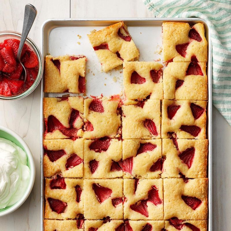 Huckleberries Baked into Rustic Cornbread