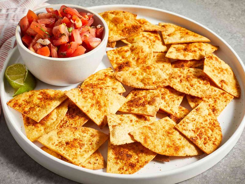 Preheat the Chips Before Adding Toppings