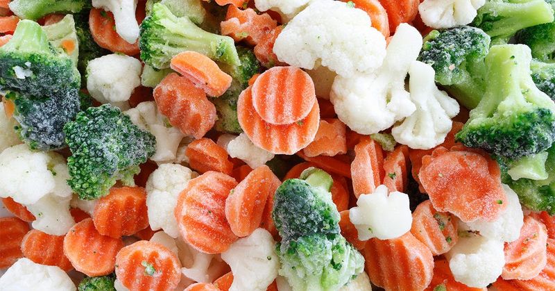 Choose frozen fruits and veggies with no sauces