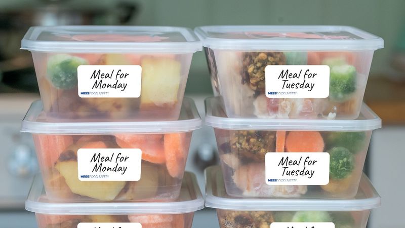 Label and date your freezer items