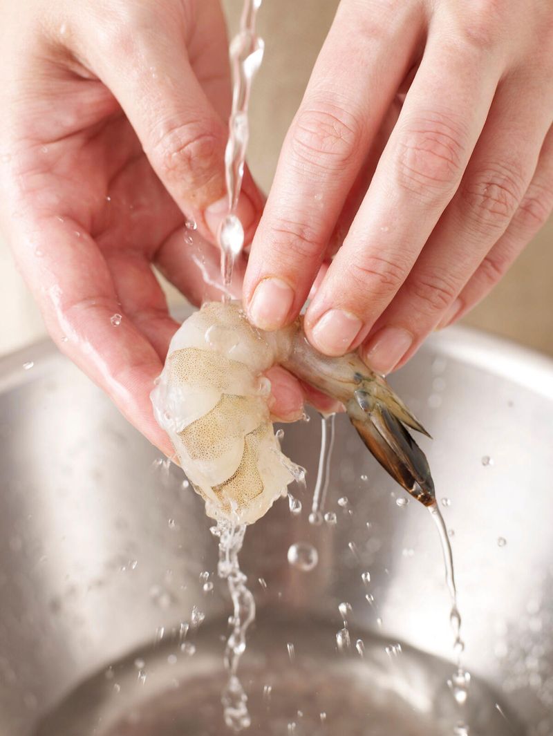 Forgetting to Rinse Frozen Shrimp
