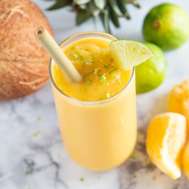 Jackfruit Seed and Pulp Smoothie