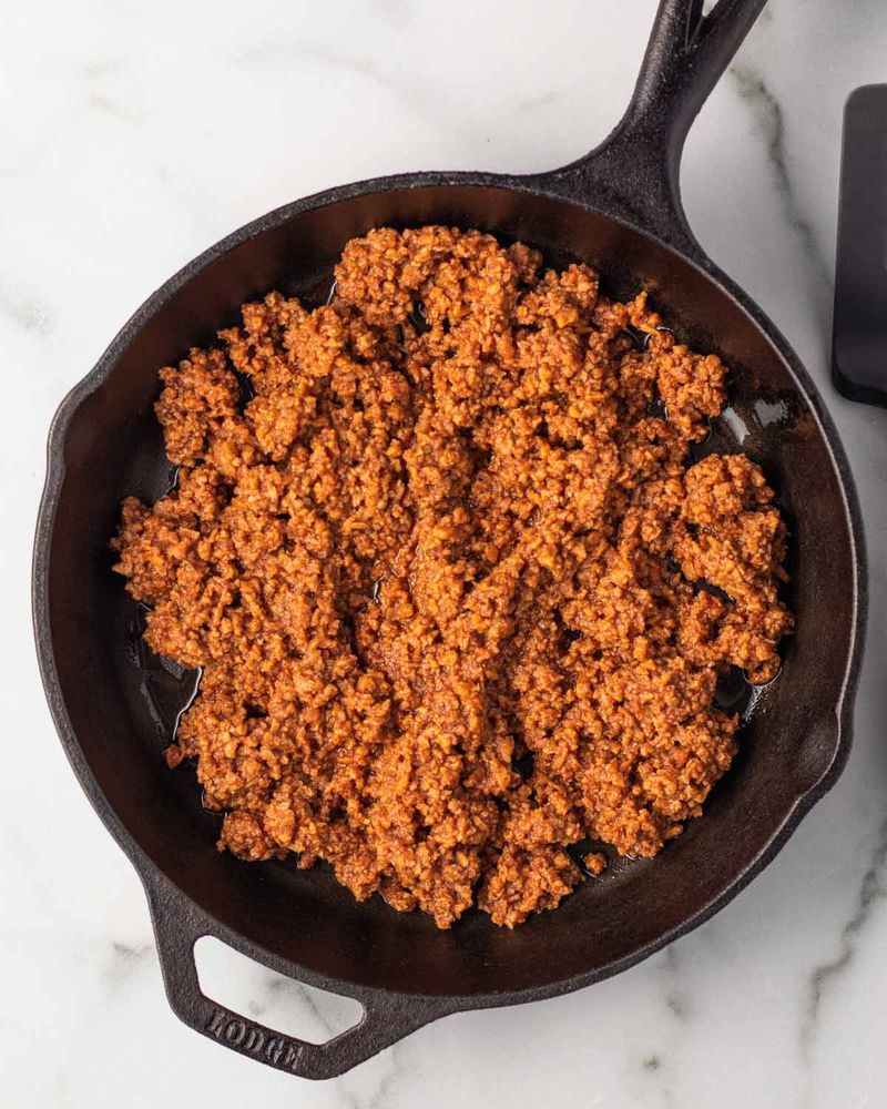Imitation Ground Beef (Low-Quality Brands)