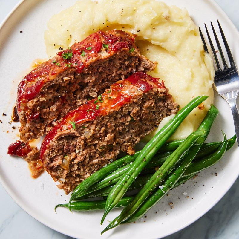 Meatloaf and Mashed Potatoes