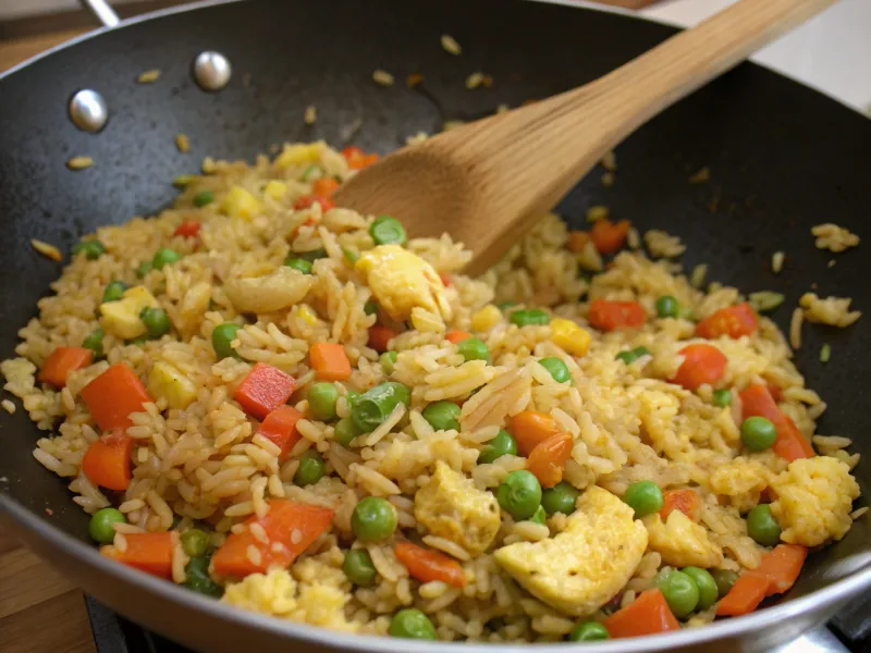 Simple Fried Rice with Eggs