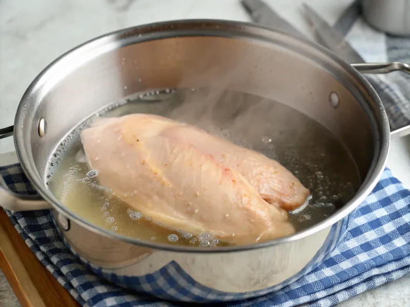 Try Poaching for More Tender Chicken