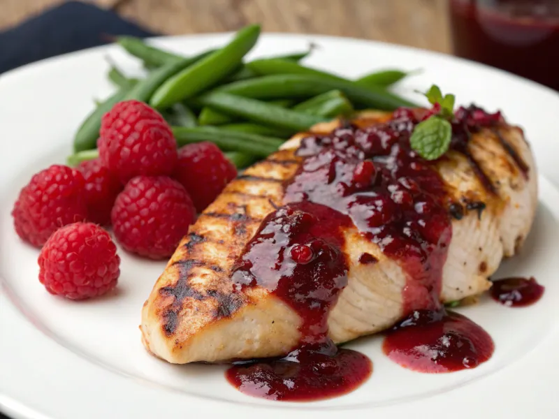 Raspberry Chicken Glaze