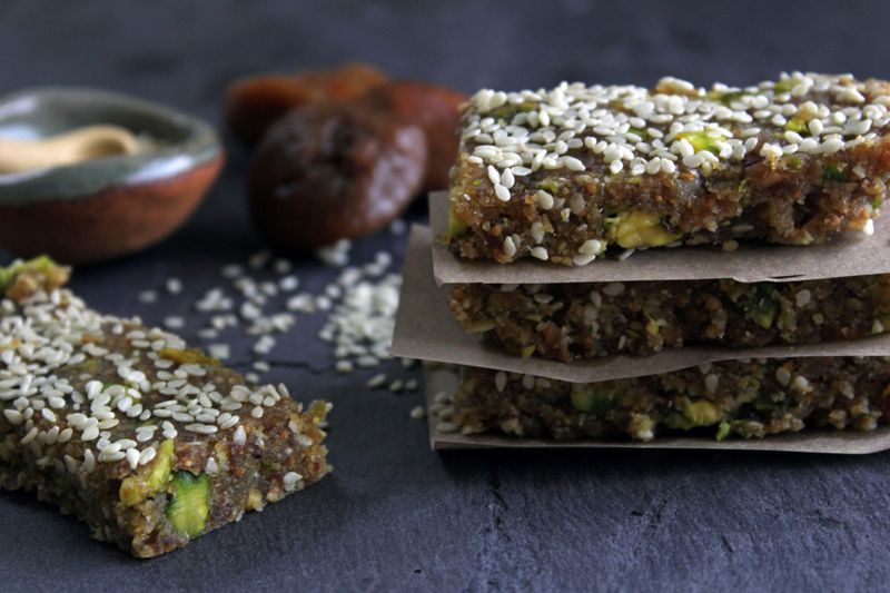 Pistachio Fig Bars