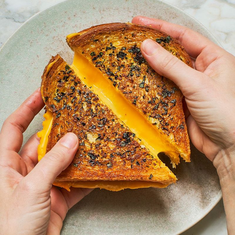 Spread Butter on the Outside Before Grilling