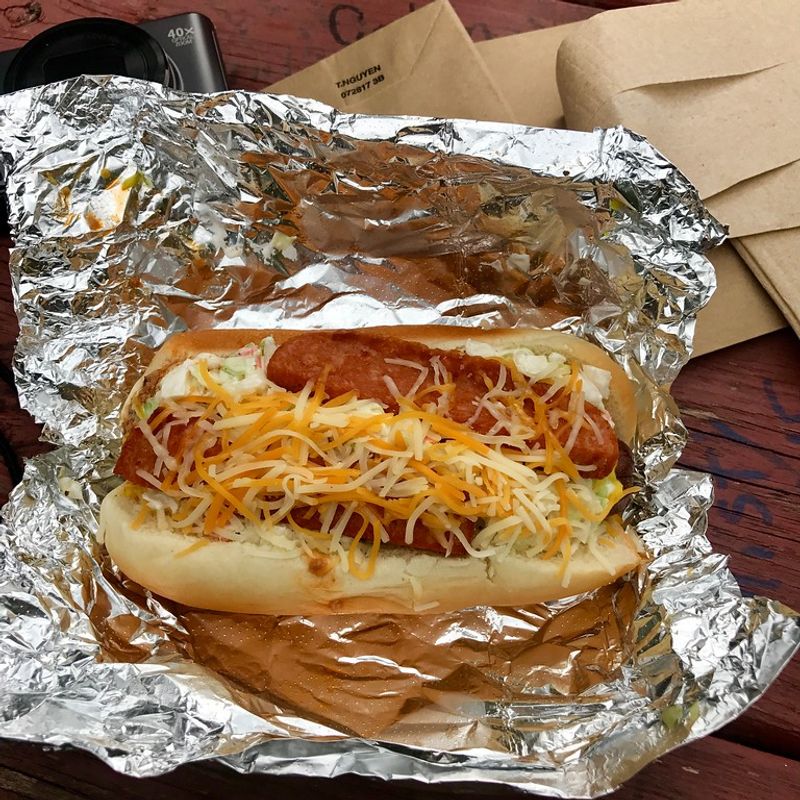 West Virginia: Hillbilly Hot Dogs (Lesage) – Fried Fish Hoagie