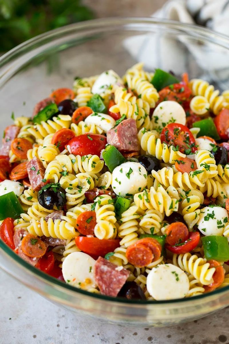 Pasta Salad with Italian Dressing