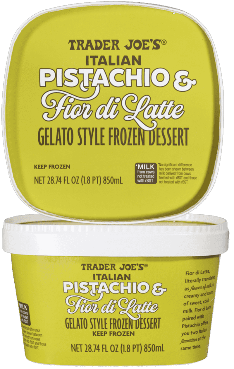 Italian Pistachio & Fior di Latte Gelato