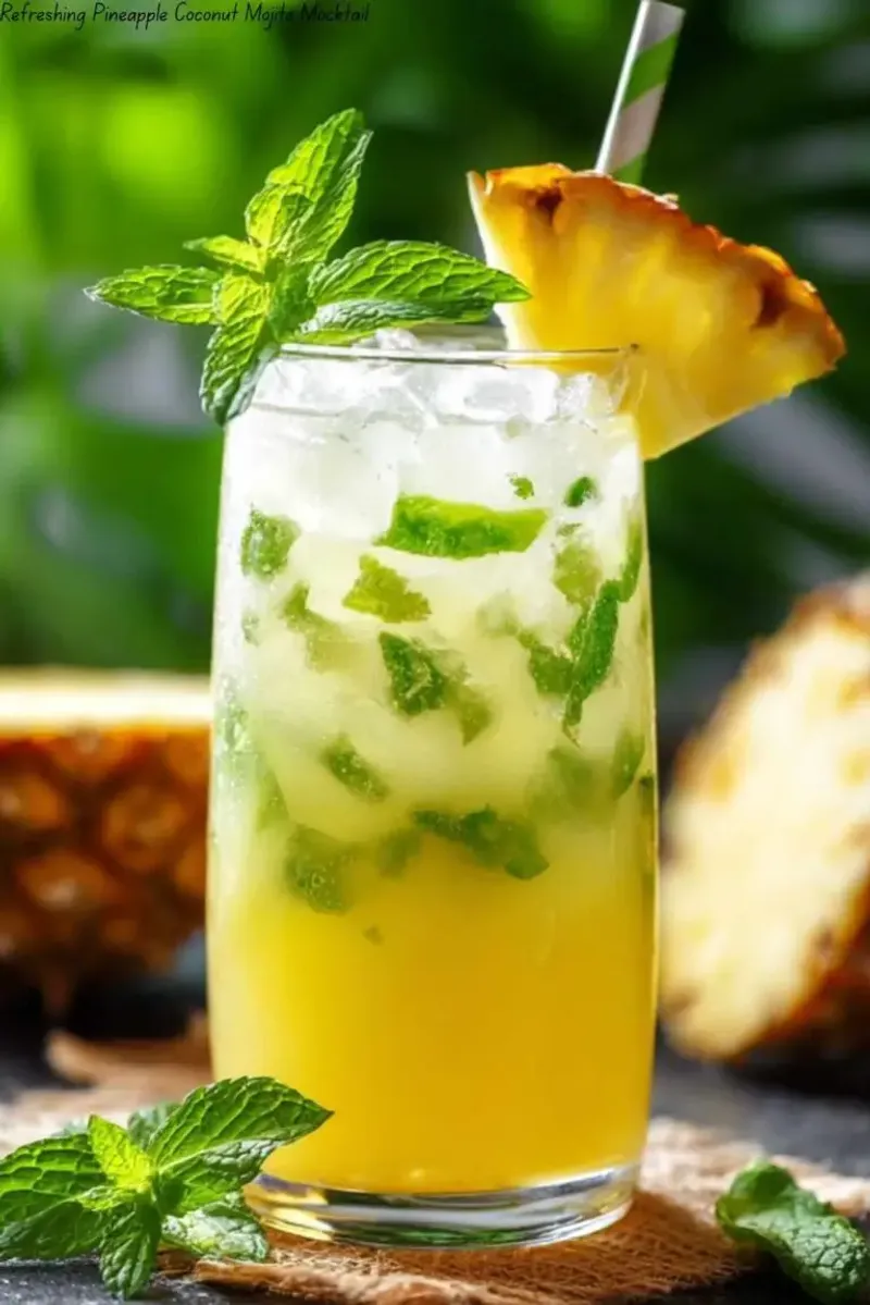 Pineapple Coconut Mojito