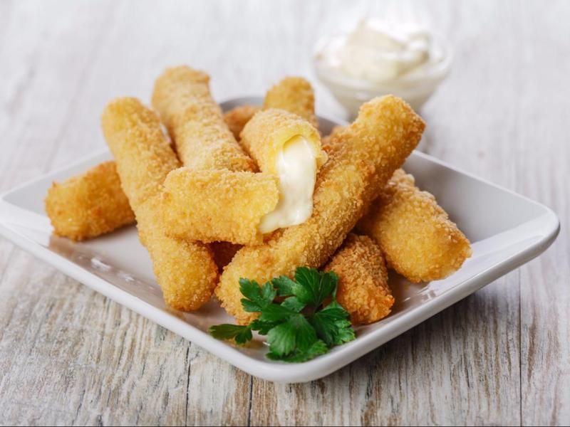Fried Mozzarella Sticks